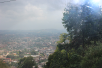 View of Bamenda Cameroon from the hill of Jangma
